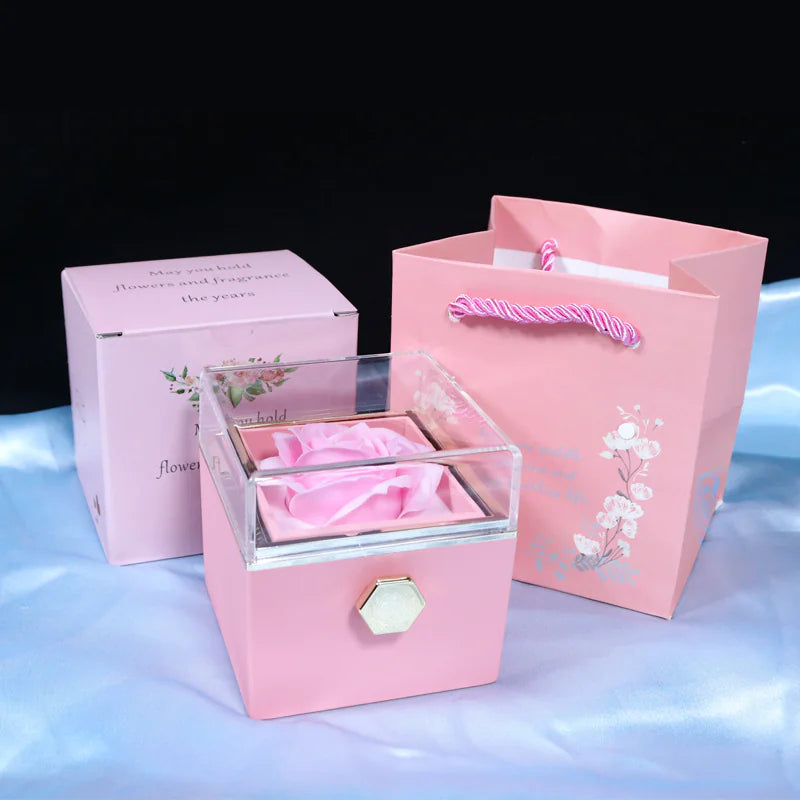Caja de Regalo Rosa Romántica