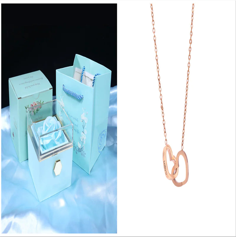 Caja de Regalo Rosa Romántica