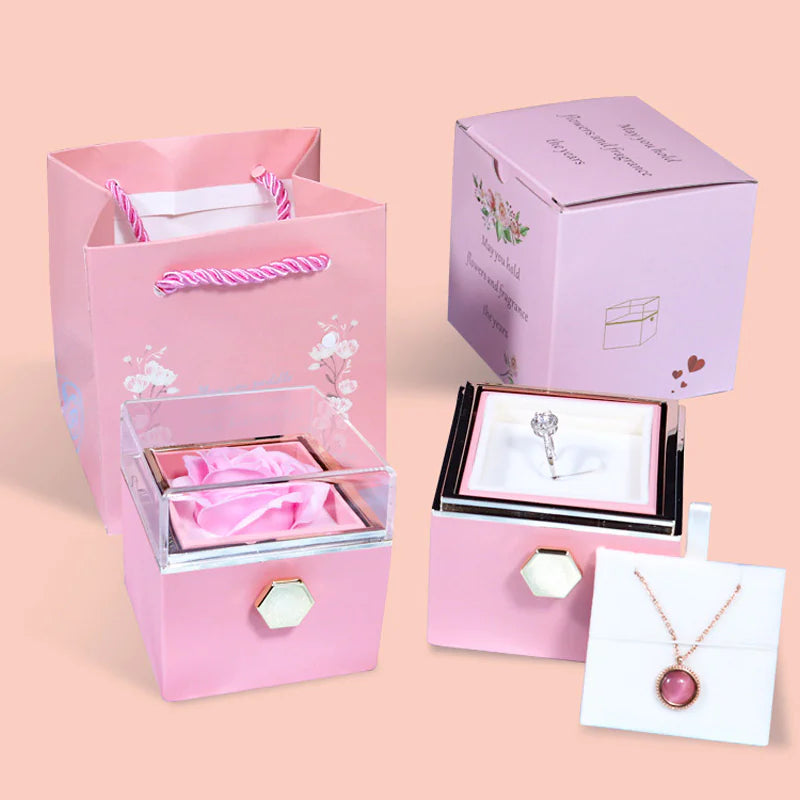 Caja de Regalo Rosa Romántica