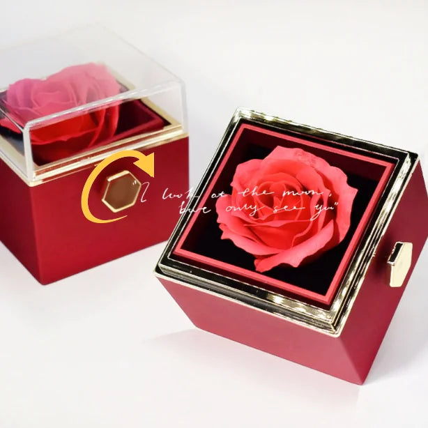 Caja de Regalo Rosa Romántica